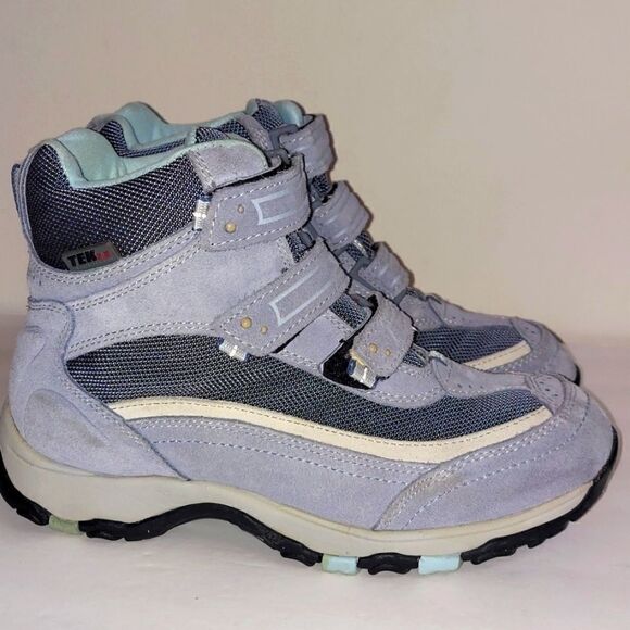 L.L. Bean High Top Snow Hiking Sneakers 3 Hook And Loop Sz 7.5 - Picture 1 of 10